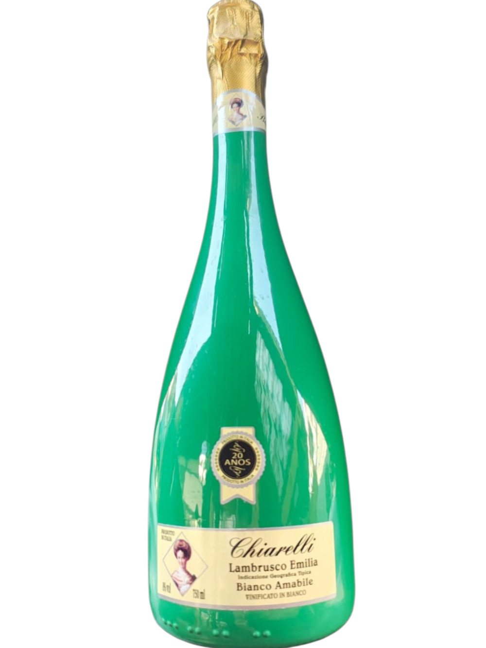 Lambrusco Chiarelli garrafa verde